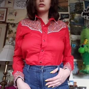 70's Vintage Button Up
